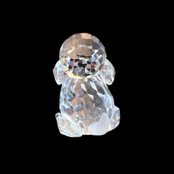 Authentic Swarovski Crystal Dog Figurine vintage w/ certificate - Picture 6 of 12